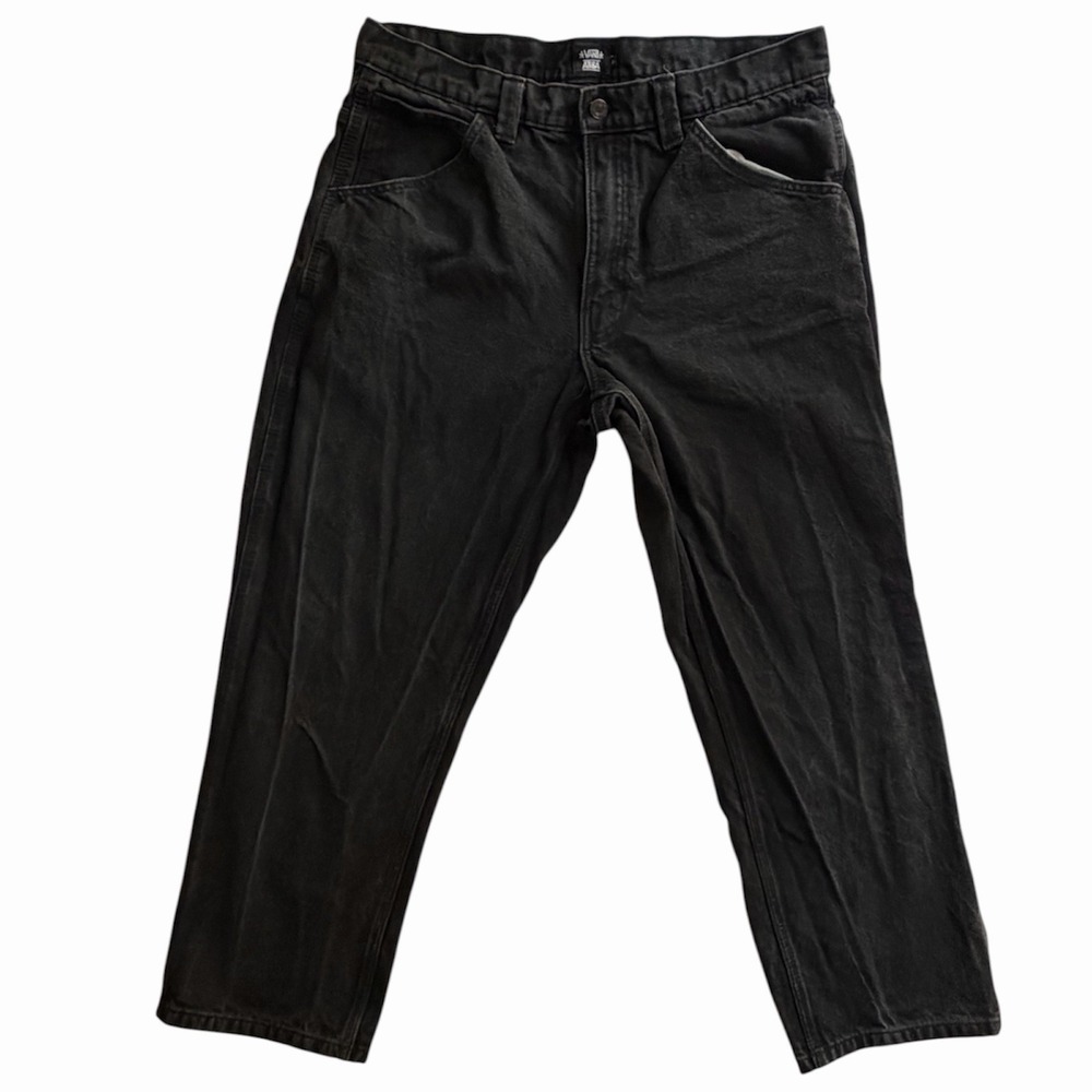 VANS AVE Anthony Van Engelen Loose Fit Black Jeans Men's Size 34 Skate Baggy 90s